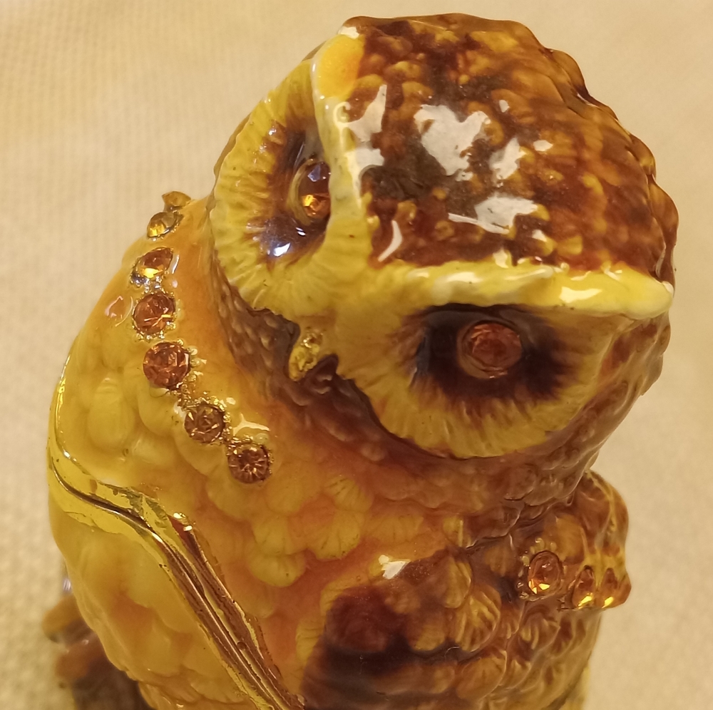 Owl jewelry (ring) box